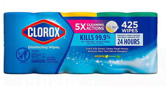 Clorox Disinfecting Cleaning Wipes, Variety Pack, 5 ct.