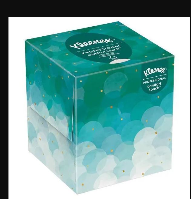 Kleenex Facial Tissue Cube Box